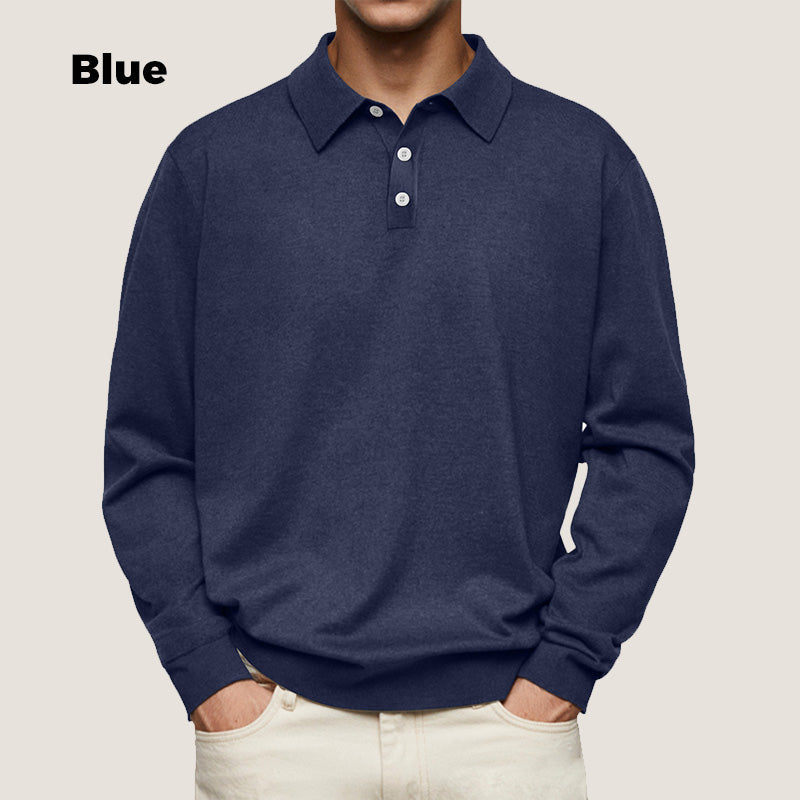 Men's Comfortable Long Sleeve Lapel Shirt