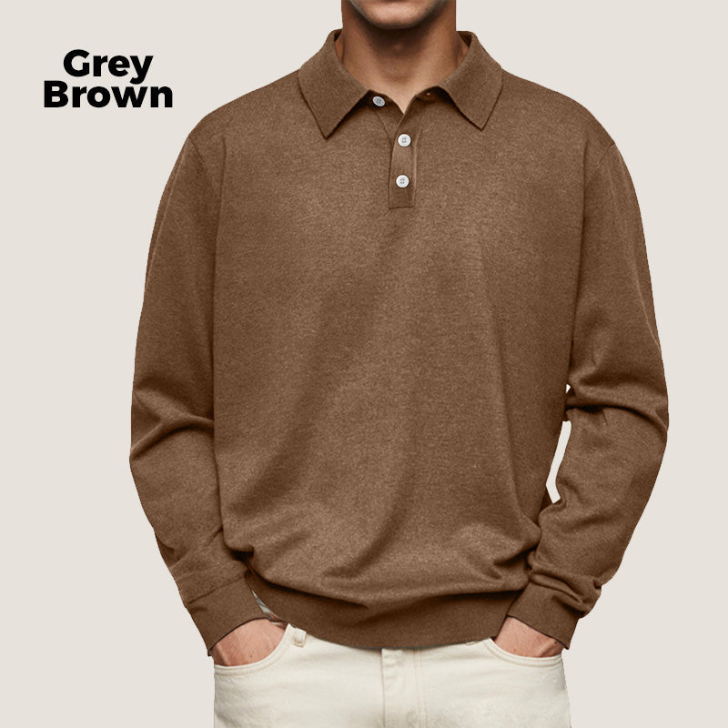 Men's Comfortable Long Sleeve Lapel Shirt