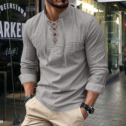 🔥Hot Sale Offers-Men's Casual Solid Color Shirt