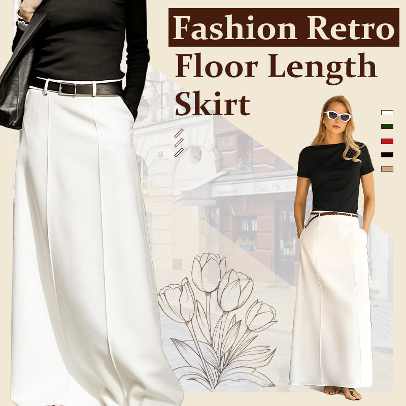 👒New Arrival 50% OFF🎐Women’s Fashion Retro Floor Length Skirt🌊