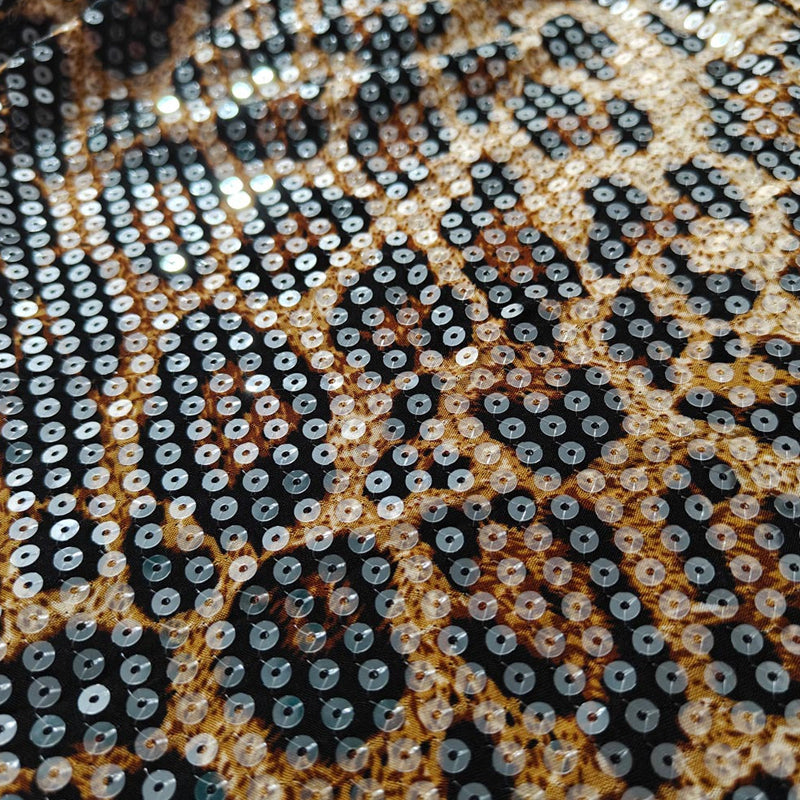 Women's Sequin Leopard Print Jacket