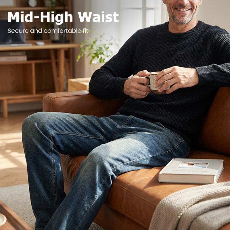 Men's Straight-Leg Stretch Jeans