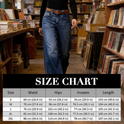 Women's High-Waist Wide-Leg Jeans