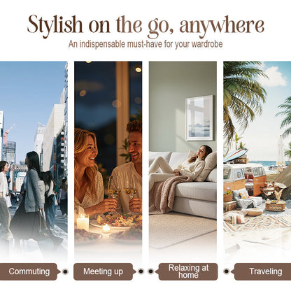 Women's Elegant Tie-Waist Blazer and Wide-Leg Pants Suit Set