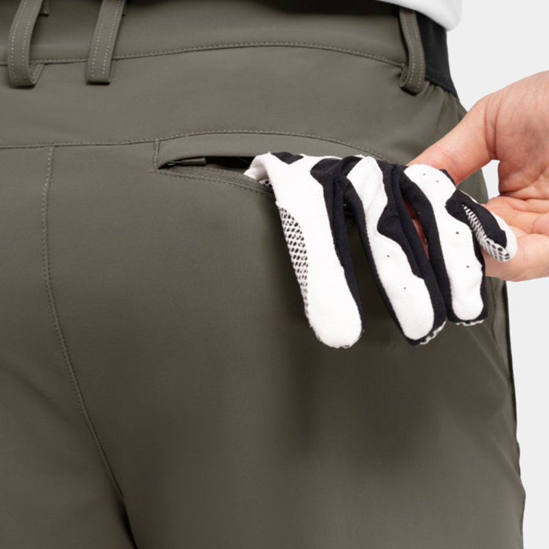 Men's Solid Color Flat Front Shorts