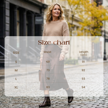 🔥Hot Sale🔥Women's Lustrous High-Waist Satin Skirt