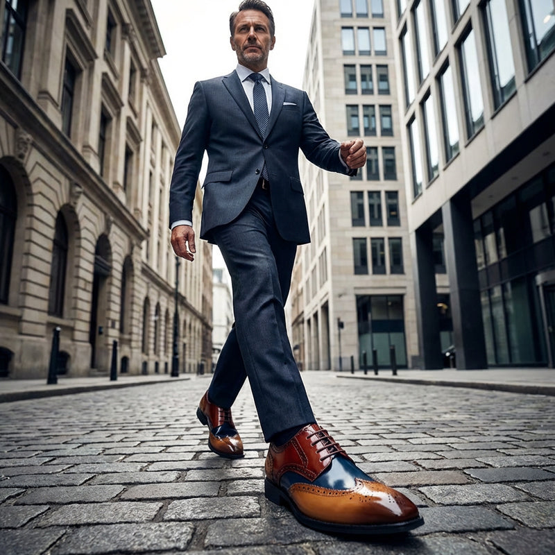 🔥Limited-time offer-Men's Classic Wingtip Brogue Oxford Shoes