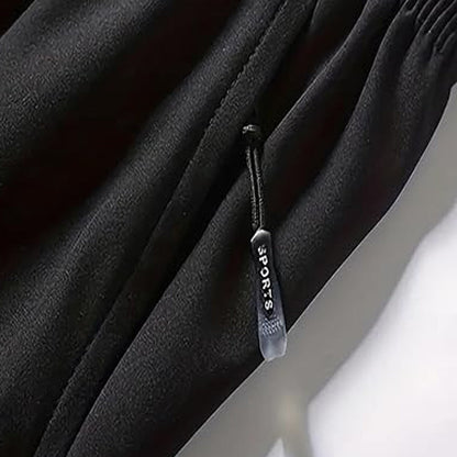 🩳 Quick-Dry Athletic Shorts – Zipper Pockets & Cool-Touch Fabric 🏃