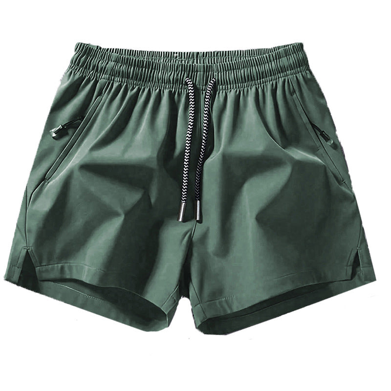 🩳 Quick-Dry Athletic Shorts – Zipper Pockets & Cool-Touch Fabric 🏃