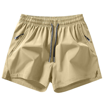 🩳 Quick-Dry Athletic Shorts – Zipper Pockets & Cool-Touch Fabric 🏃