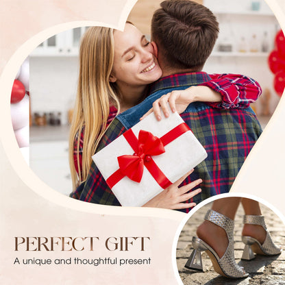 ✨ Women's Elegant Peep-Toe Heeled Sandals – Comfortable Block Heel, Adjustable Strap & Chic Design 💃