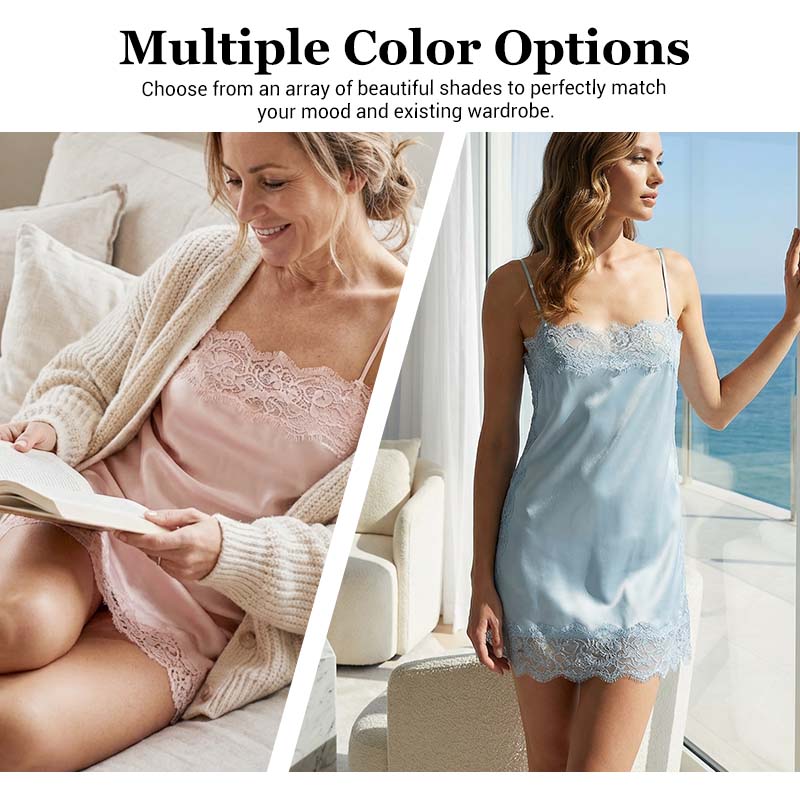 Lace Trim Satin Camisole Top