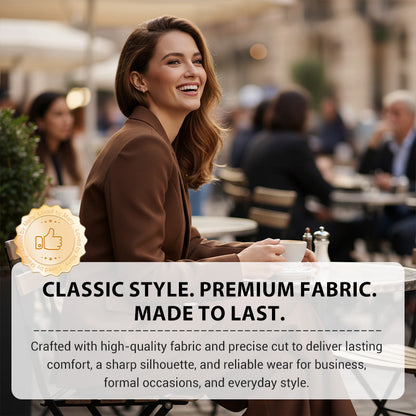 📢📢50% OFF !!!⏰Women's Elegant Blazer and Wide-Leg Pants Set