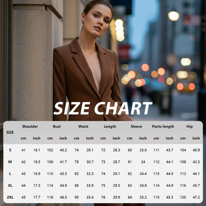 📢📢50% OFF !!!⏰Women's Elegant Blazer and Wide-Leg Pants Set