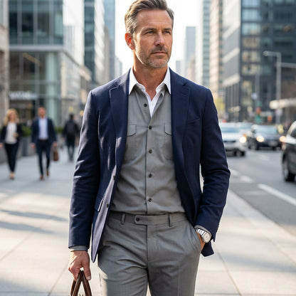 📢📢50% OFF NOW!!!🔥Men's 2-Piece Solid Color Walking Suit Set