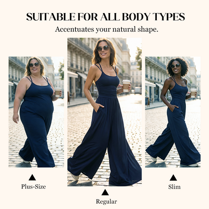 📢📢50% OFF !!!⏰Women's Casual Spaghetti Strap Jumpsuit