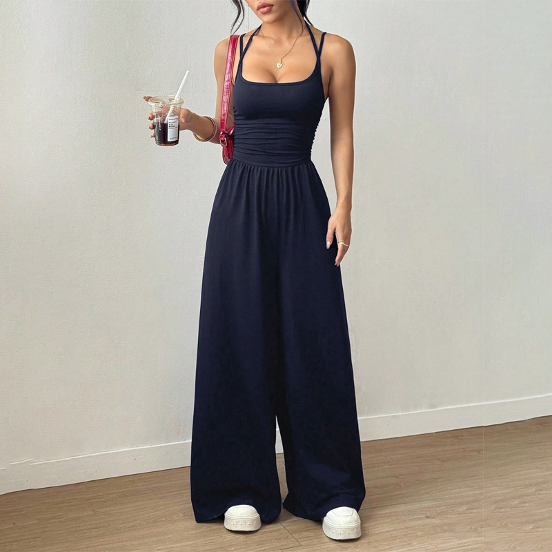 📢📢50% OFF !!!⏰Women's Casual Spaghetti Strap Jumpsuit