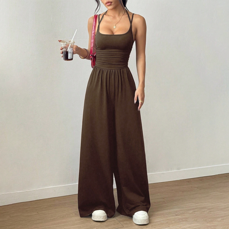 📢📢50% OFF !!!⏰Women's Casual Spaghetti Strap Jumpsuit