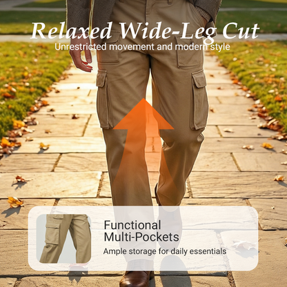 🔥Hot Sale Deals-Men's Multi-Pocket Straight-Leg Cargo Pants