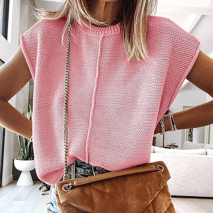 Women's Knitted Vest Pullover