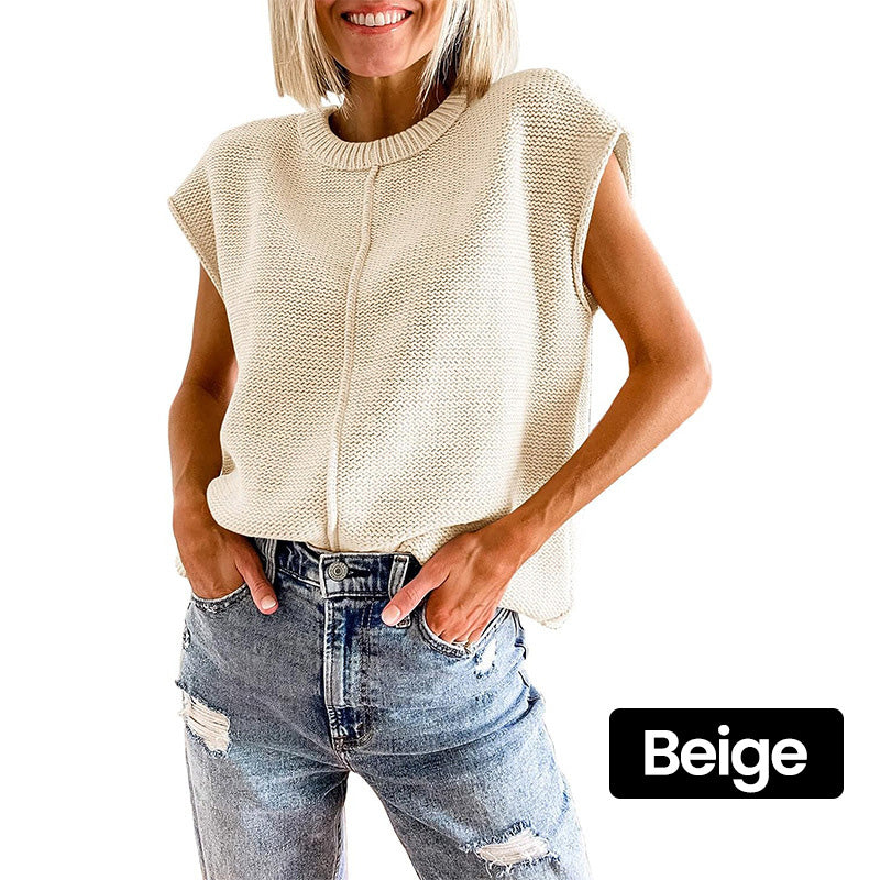Women's Knitted Vest Pullover