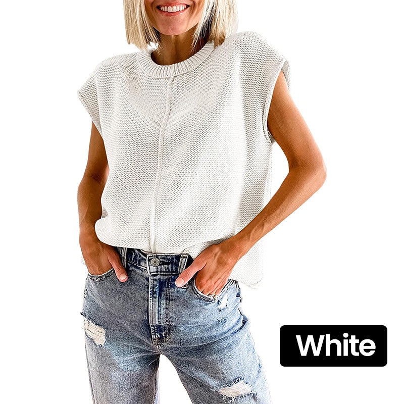 Women's Knitted Vest Pullover