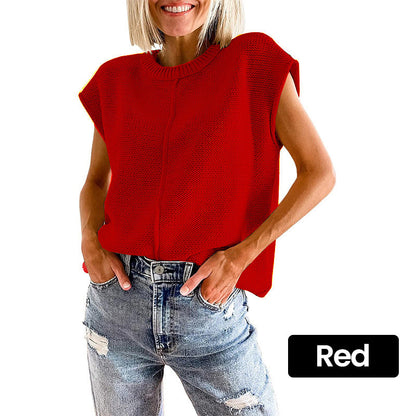Women's Knitted Vest Pullover