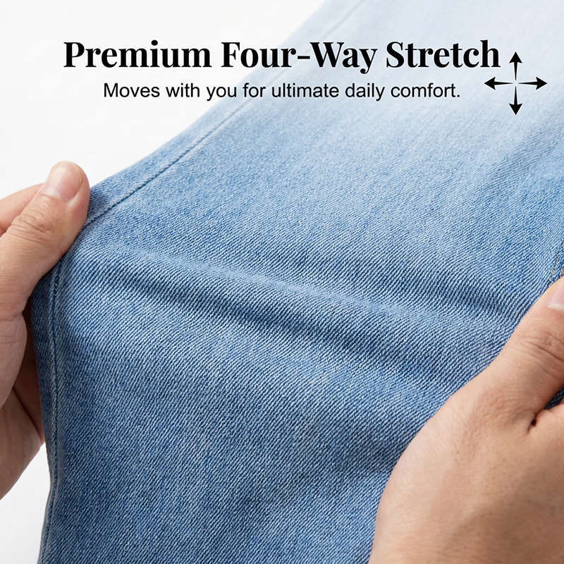 Women's High-Waist Stretch Flare Jeans