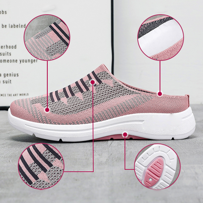 Women's Slip-On Open Back Breathable Sneakers