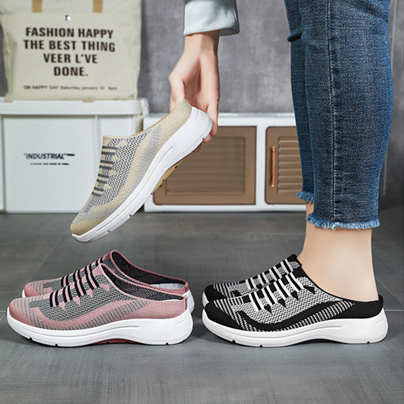 Women's Slip-On Open Back Breathable Sneakers