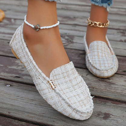 🌸Spring Hot Sale-🌸Women's Fashion Leopard Print Patchwork Loafers