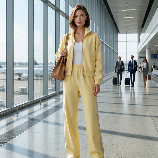 Women's 2-Piece Tracksuit with Side Stripe