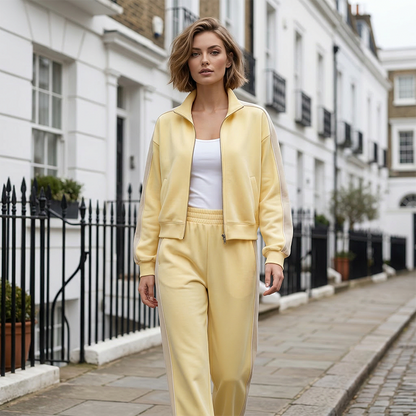 Women's 2-Piece Tracksuit with Side Stripe