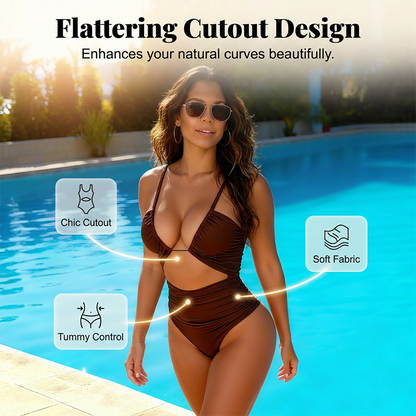 👗Hot Promotion 50% OFF💥Women's High-Waisted Tummy Control Swimwear