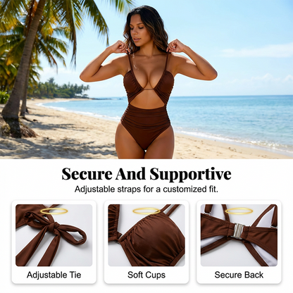 👗Hot Promotion 50% OFF💥Women's High-Waisted Tummy Control Swimwear