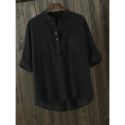 🎁New arrival 50% OFF💥Women's Plus Size Henley V Neck Shirt– Flattering, Soft & Stylish! ✨
