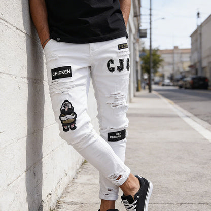 Men's Ripped Skinny Jeans