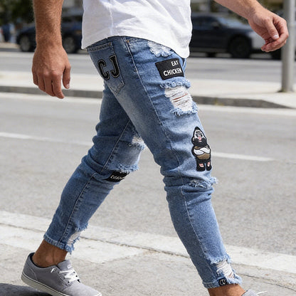Men's Ripped Skinny Jeans