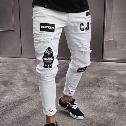 Men's Ripped Skinny Jeans