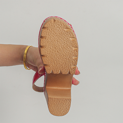 ⏳Time-Limited Special⏰Chunky Heel Sandals – 9.5cm Block Heel, Secure Buckle & Rugged Grip 💃
