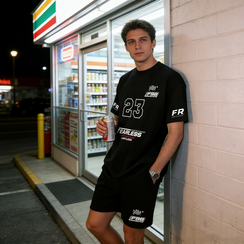 Men's Casual T-Shirt & Shorts 2-Piece Set