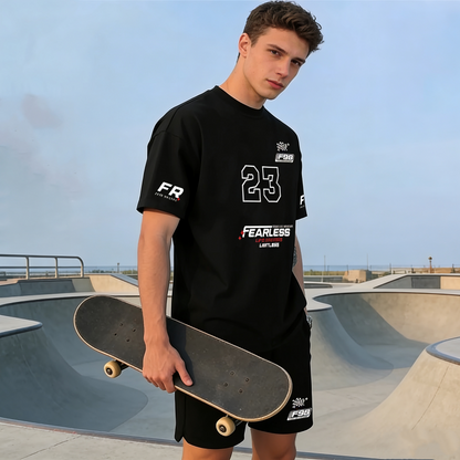 Men's Casual T-Shirt & Shorts 2-Piece Set
