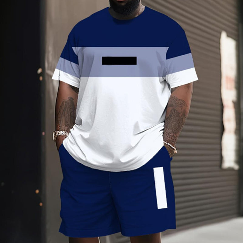 Men's Casual T-Shirt & Shorts 2-Piece Set