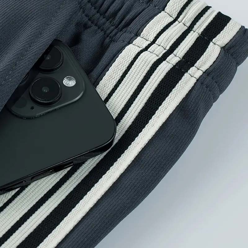 Men's Casual Striped Straight-Leg Pants