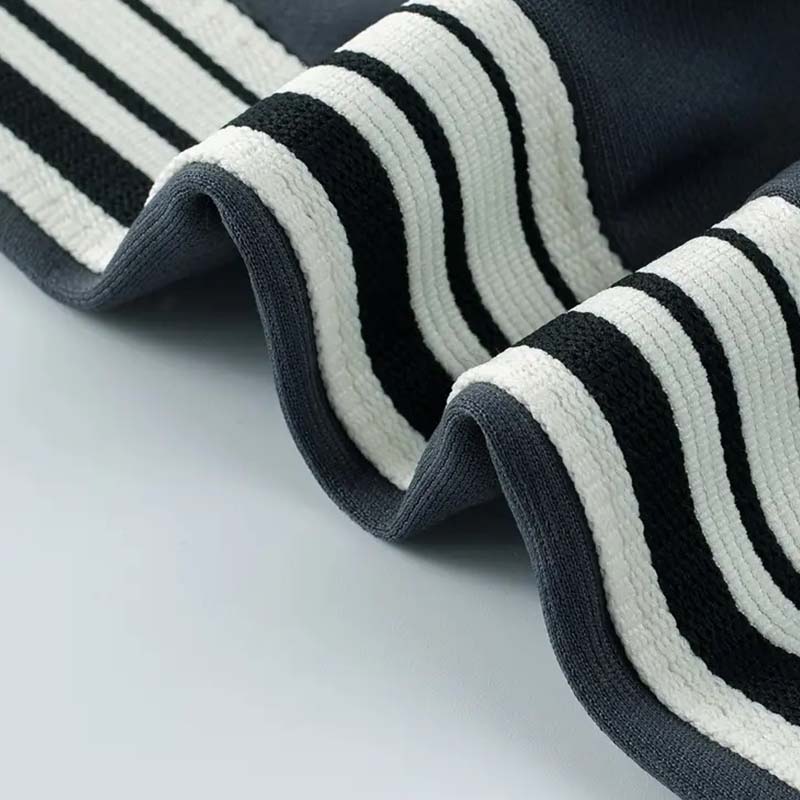 Men's Casual Striped Straight-Leg Pants