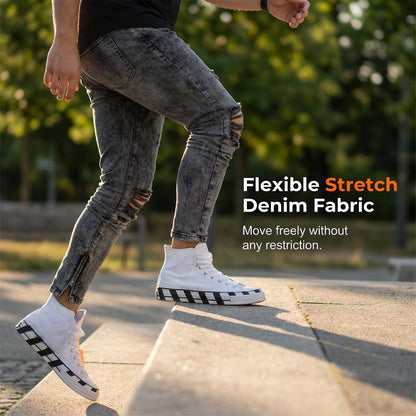 Men's Modern Slim Fit Ripped Denim Pants