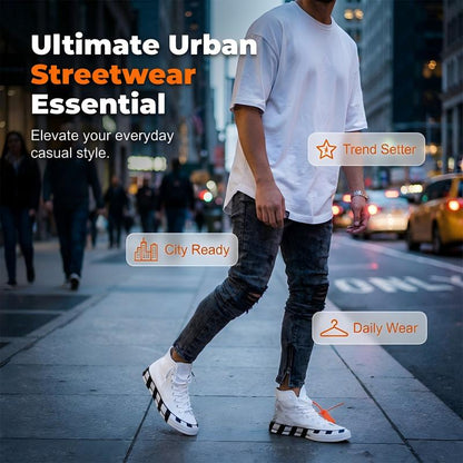 Men's Modern Slim Fit Ripped Denim Pants