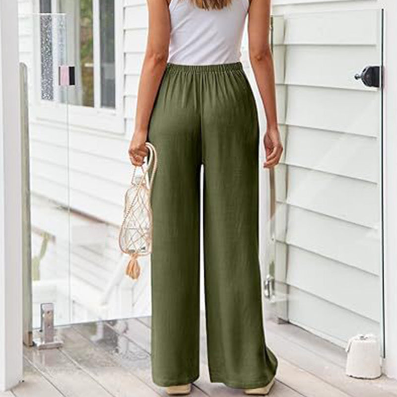 👖Women's Casual Lightweight Plain Trousers