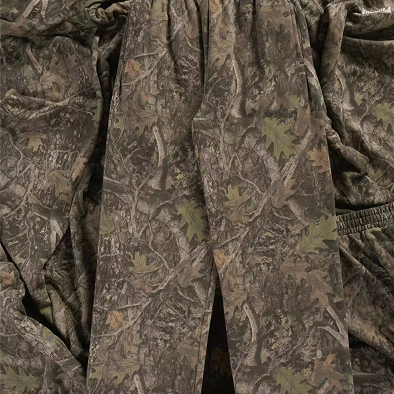 Men's Fashion Camo Wide Leg Joggers