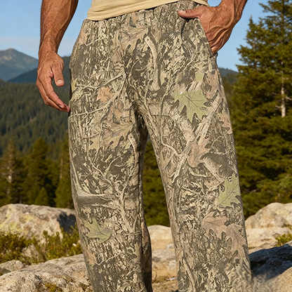Men's Fashion Camo Wide Leg Joggers